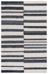 Safavieh Natura 4'-0" x 6'-0" Rug in Dark Grey / Ivory