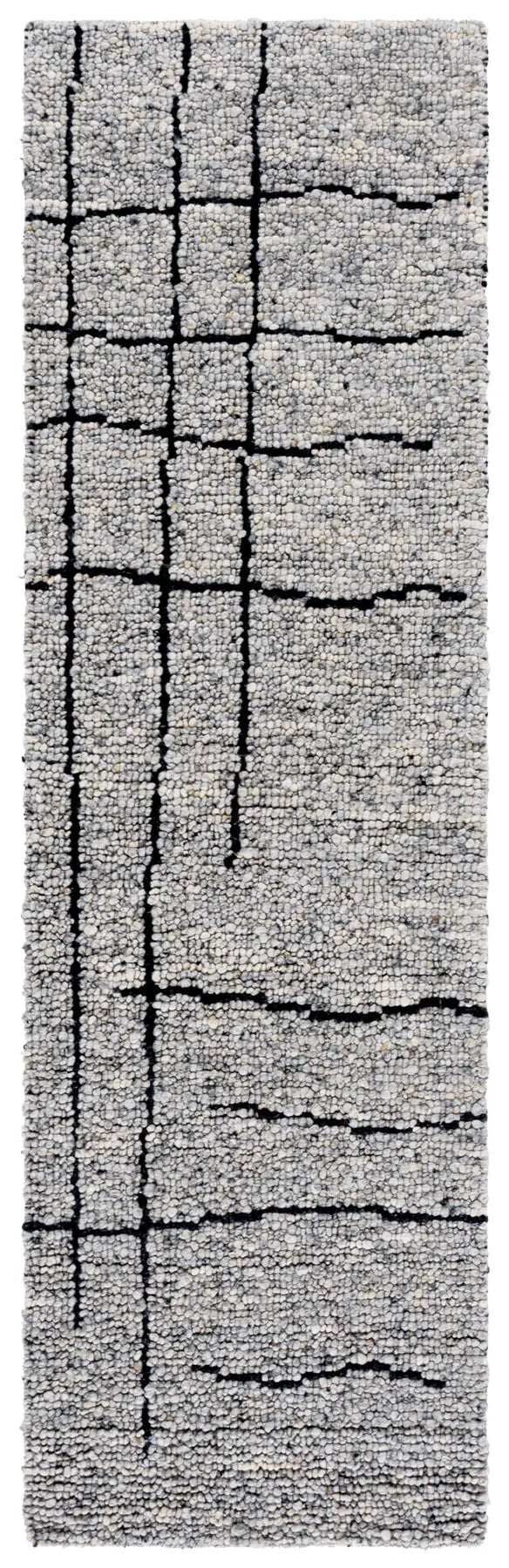 Safavieh Natura 2'-3" x 8'-0" Rug in Grey / Black