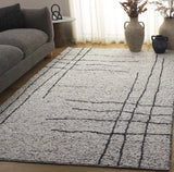 Safavieh Natura 5'-0" x 8'-0" Rug in Grey / Black