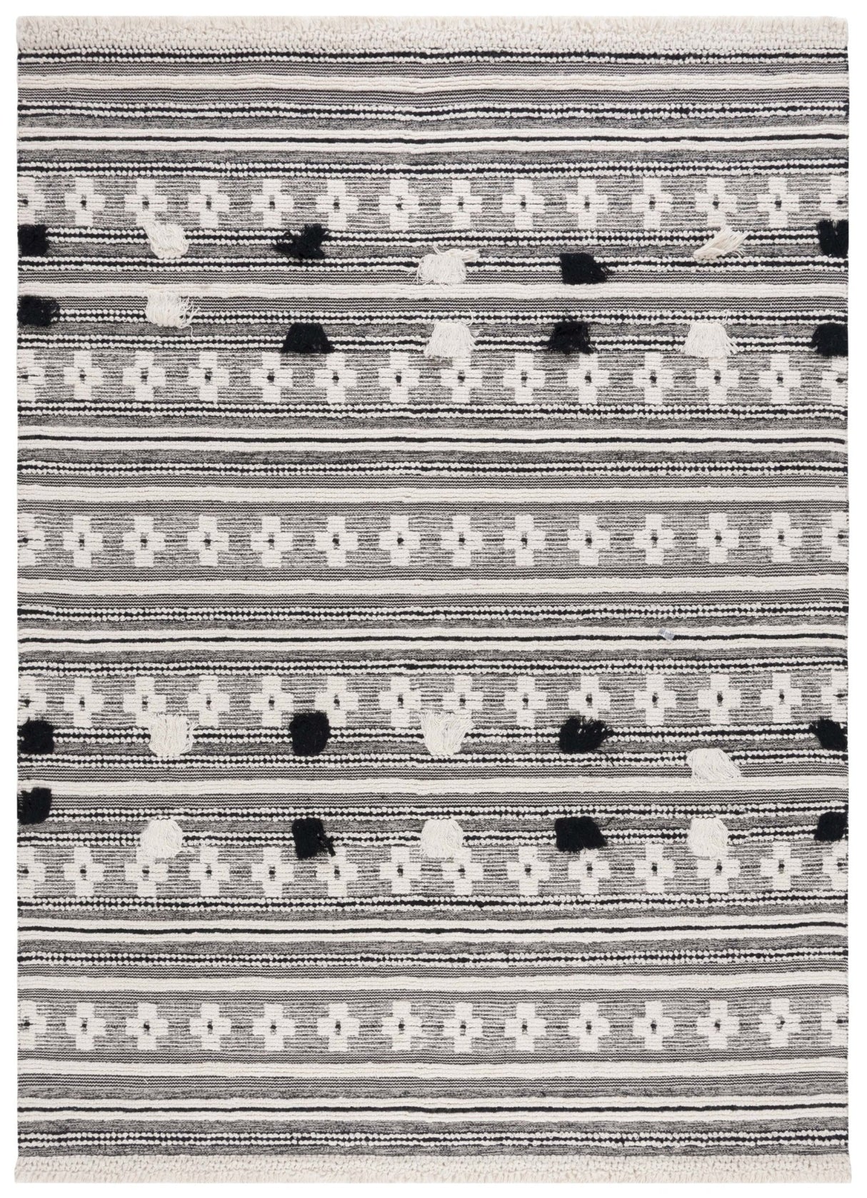 Safavieh Natura Nat282Z Black/Ivory Rug.