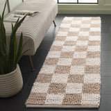 Safavieh Natura 2'-3" x 8'-0" Rug in Taupe / Ivory