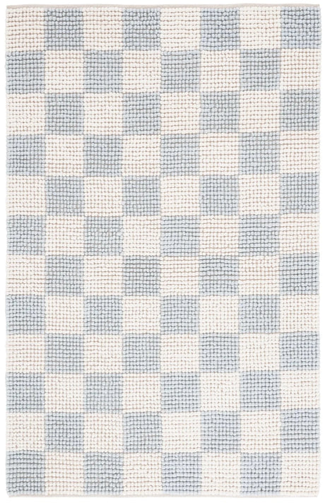Safavieh Natura 4'-0" x 6'-0" Rug in Light Blue / Ivory