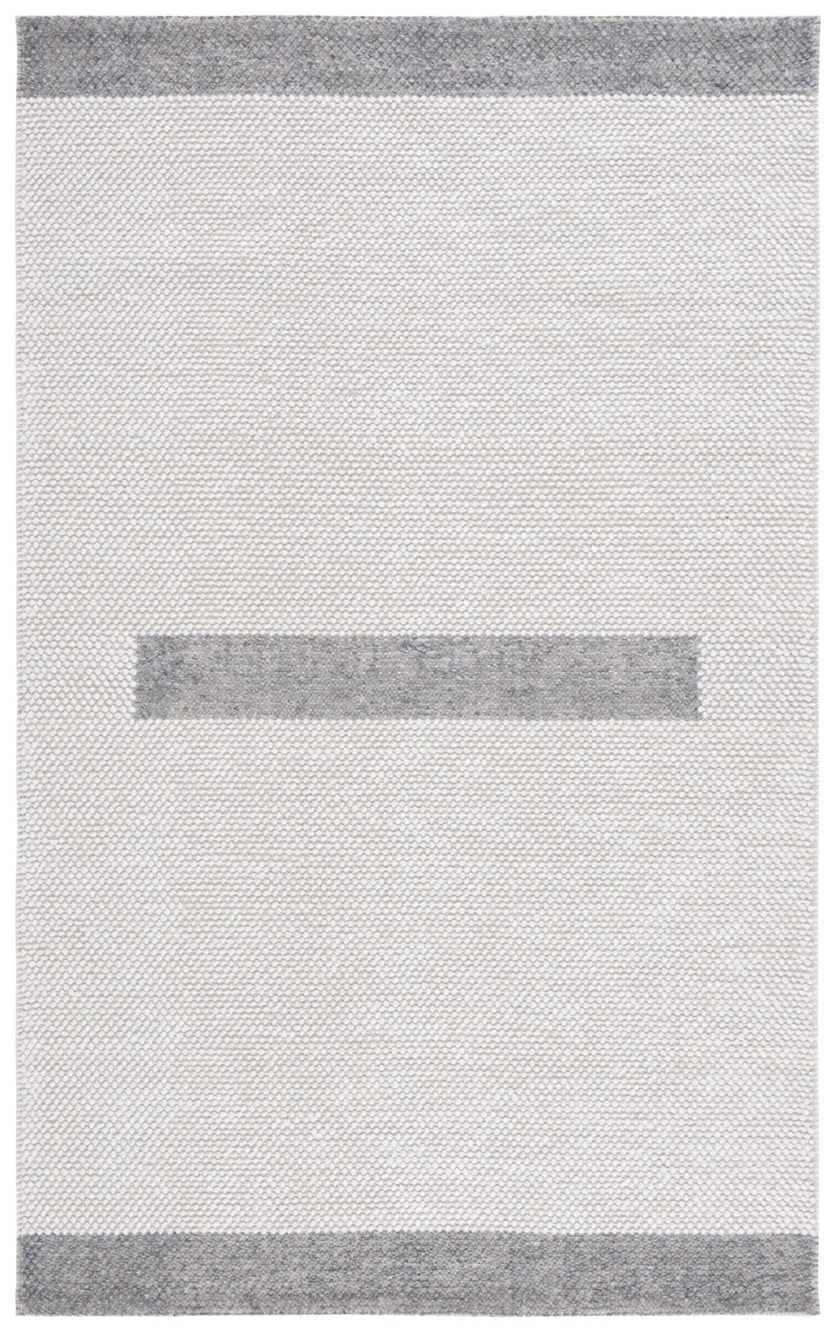 Safavieh Natura Nat324F Ivory/Dark Grey Rug.