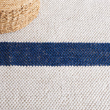 Safavieh Natura Nat324N Ivory/Navy Rug.