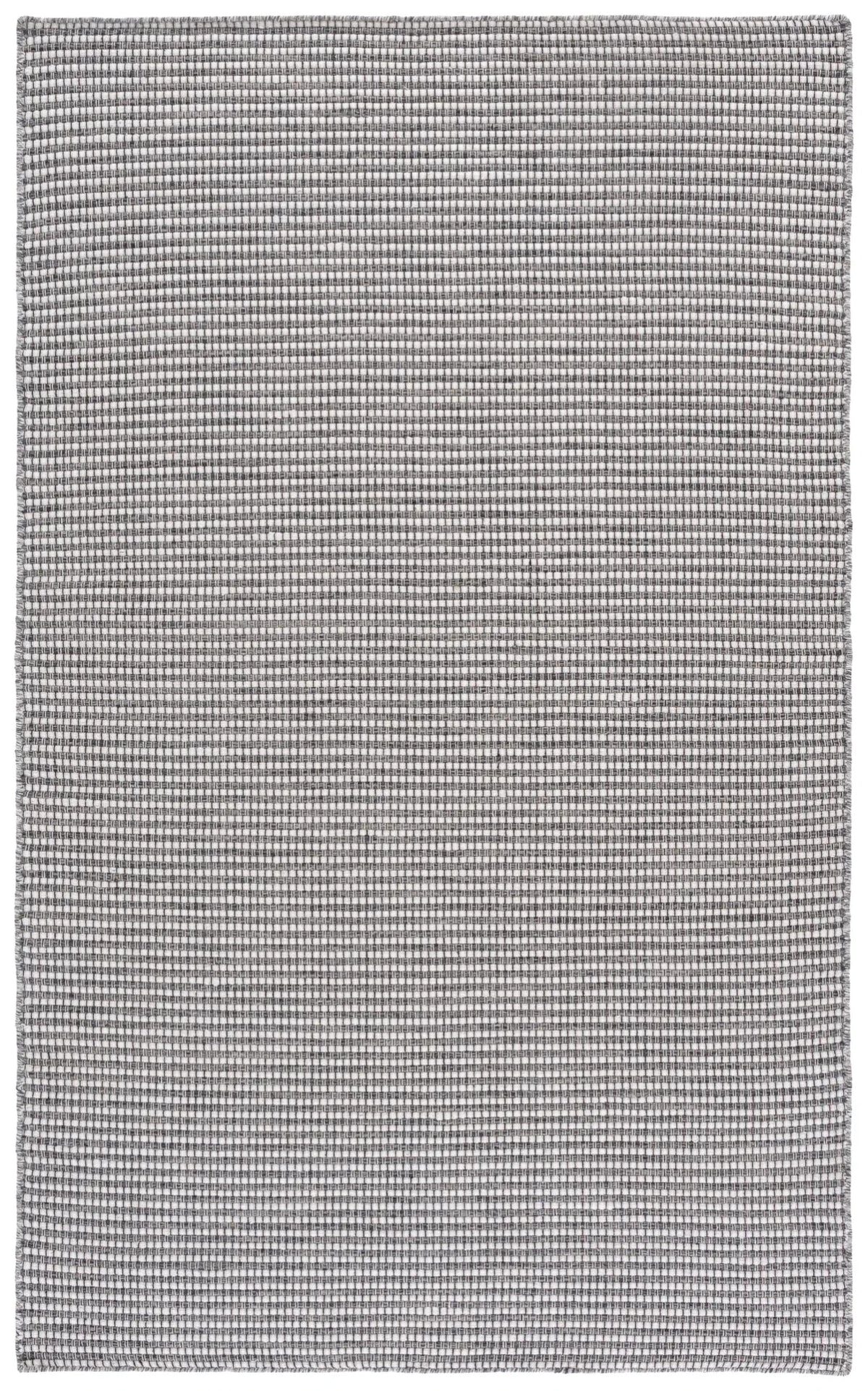 Safavieh Natura 4'-0" x 6'-0" Rug in Dark Grey / Ivory