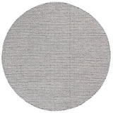 Safavieh Natura 6'-0" x 6'-0" Rug in Dark Grey / Ivory