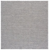 Safavieh Natura 6'-0" x 6'-0" Rug in Dark Grey / Ivory