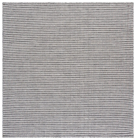Safavieh Natura 6'-0" x 6'-0" Rug in Dark Grey / Ivory