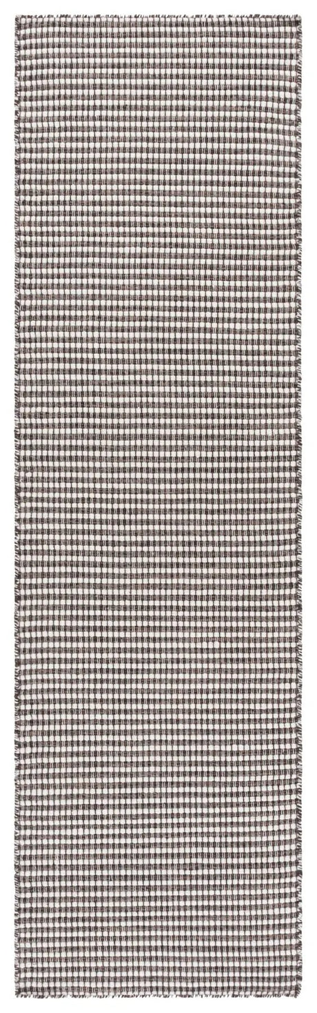 Safavieh Natura 2'-3" x 8'-0" Rug in Charcoal / Ivory