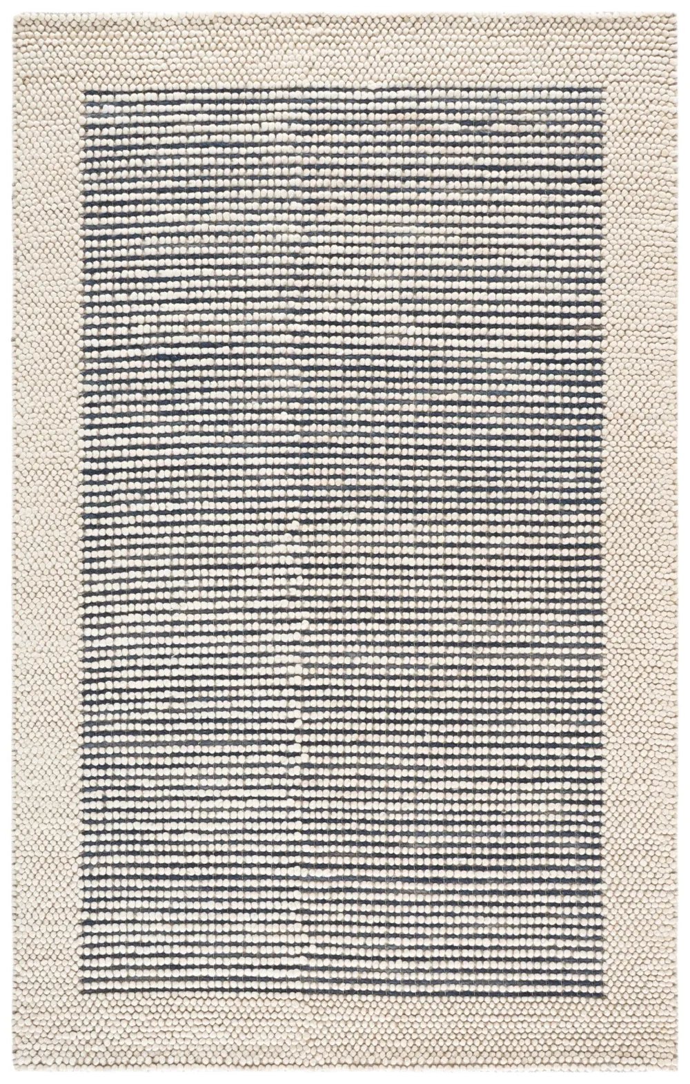 Safavieh Natura 5'-0" x 8'-0" Rug in Ivory / Navy