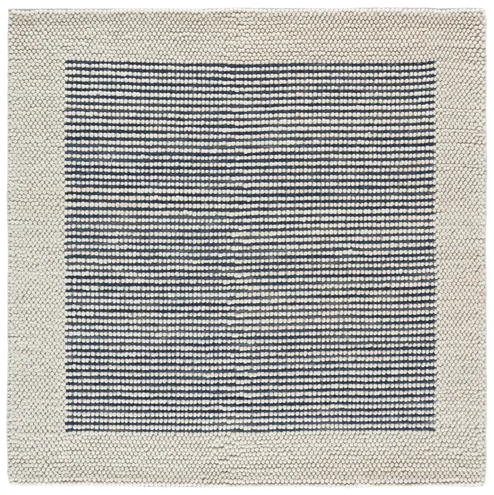 Safavieh Natura 6'-0" x 6'-0" Rug in Ivory / Navy