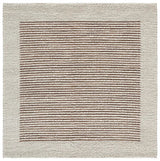 Safavieh Natura 6'-0" x 6'-0" Rug in Ivory / Rust