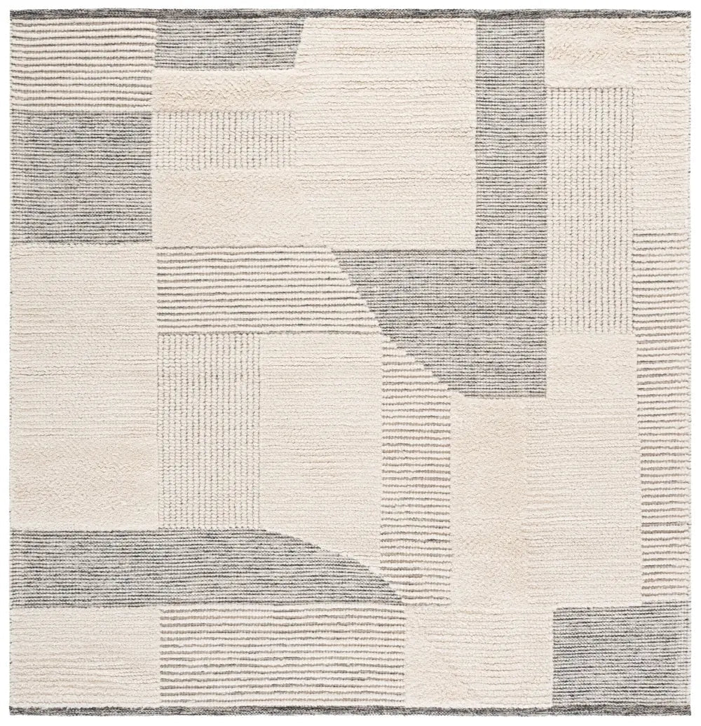 Safavieh Natura 6'-0" x 6'-0" Rug in Ivory / Charcoal