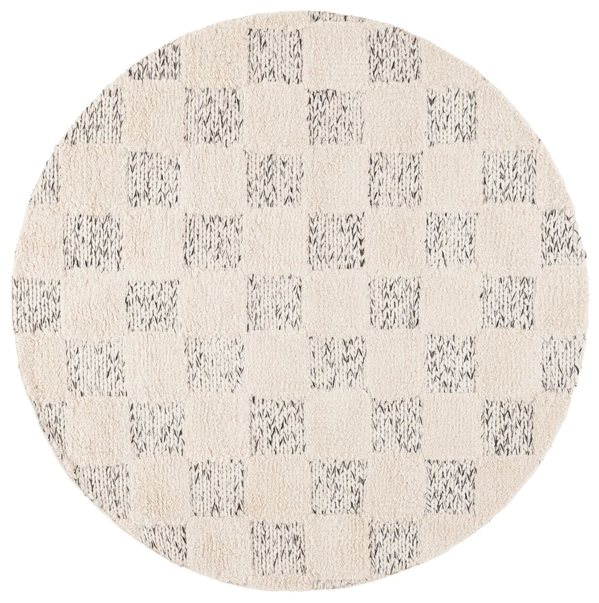 Safavieh Natura 6'-0" x 6'-0" Rug in Ivory / Black