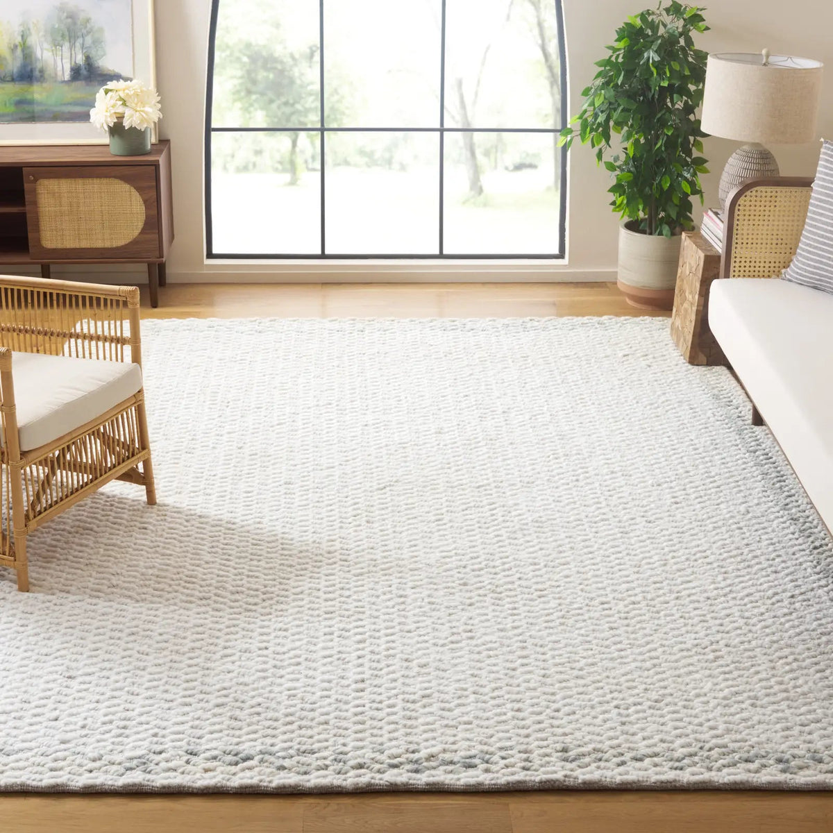 Safavieh Natura 6'-0" x 9'-0" Rug in Ivory / Sage