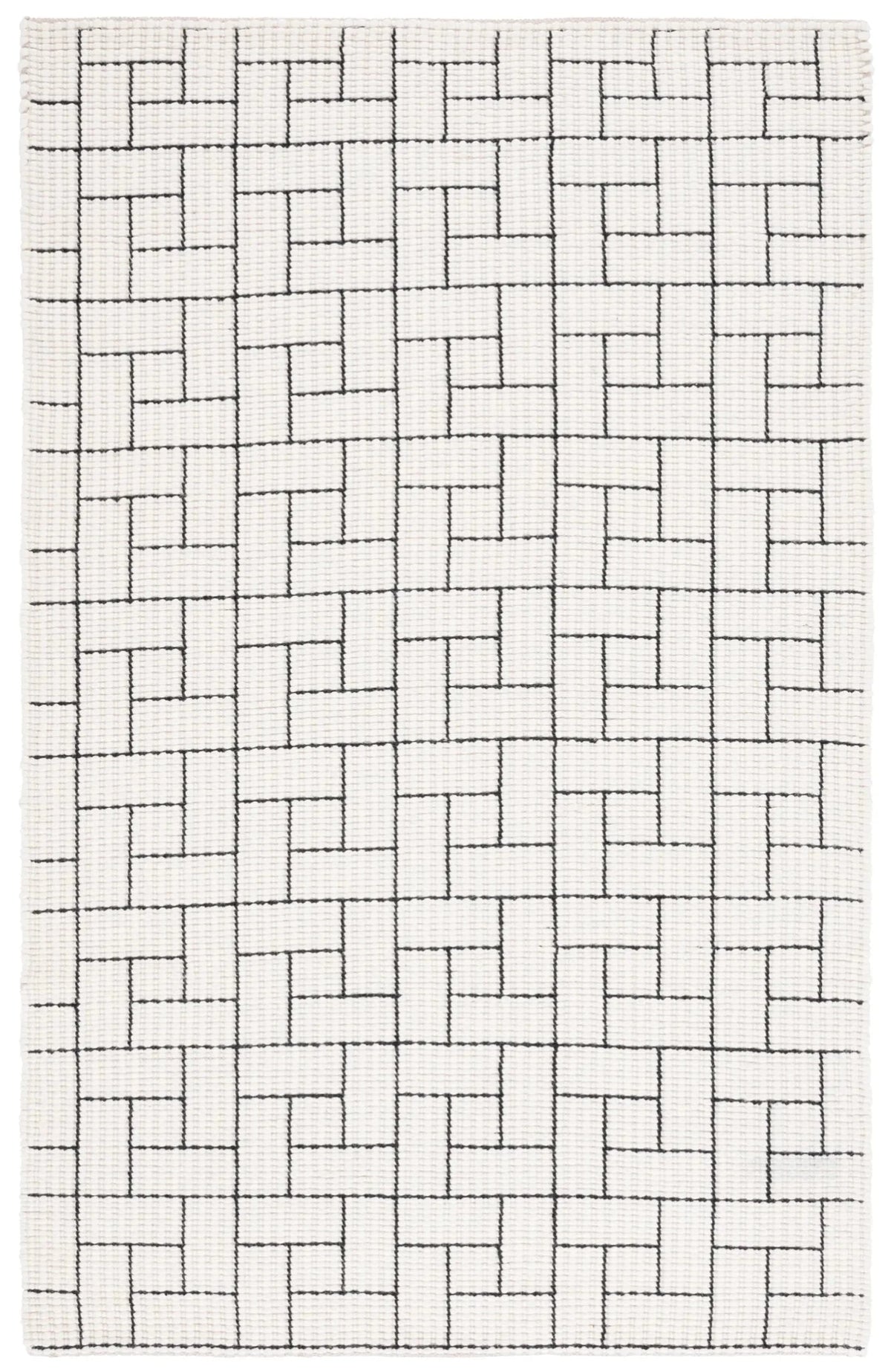 Safavieh Natura 4'-0" x 6'-0" Rug in Ivory / Black