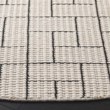 Safavieh Natura 6'-0" x 6'-0" Rug in Ivory / Black