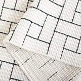 Safavieh Natura 4'-0" x 6'-0" Rug in Ivory / Black