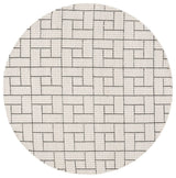 Safavieh Natura 6'-0" x 6'-0" Rug in Ivory / Black