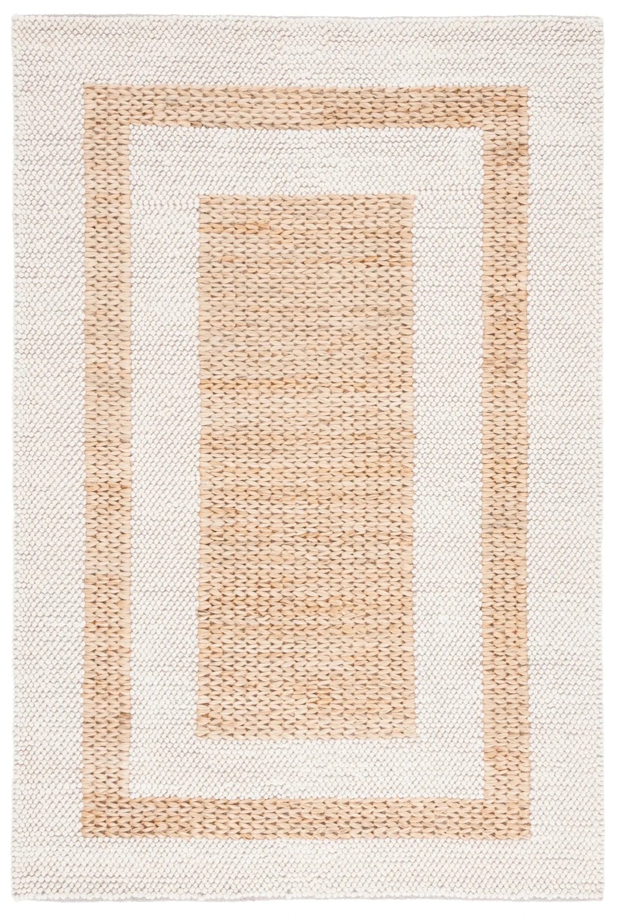 Safavieh Natura 4'-0" x 6'-0" Rug in Natural / Ivory