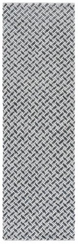 Safavieh Natural Fiber Couture 2'-3" x 8'-0" Rug in Teal / Grey