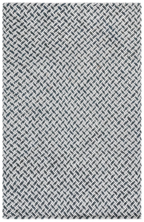 Safavieh Natural Fiber Couture 4'-0" x 6'-0" Rug in Teal / Grey
