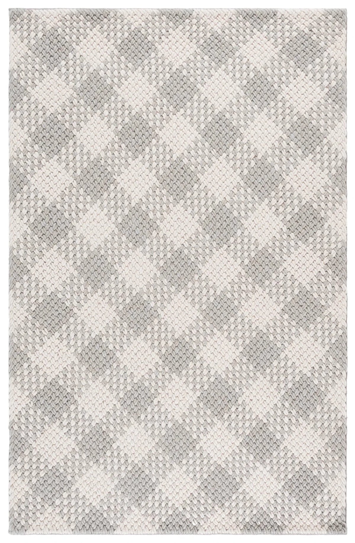 Safavieh Natural Fiber Couture 4'-0" x 6'-0" Rug in Silver / Ivory