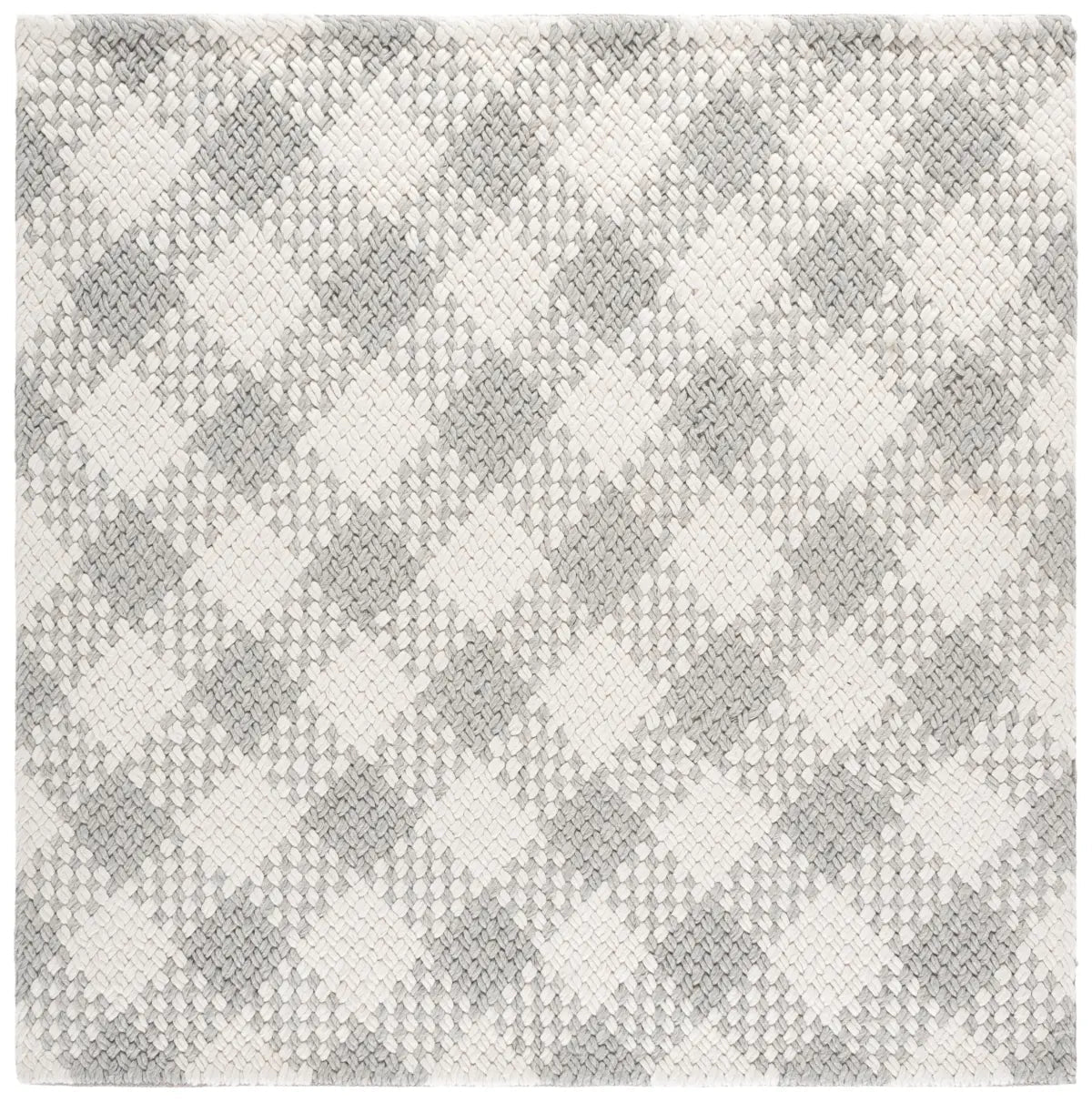 Safavieh Natural Fiber Couture 6'-0" x 6'-0" Rug in Silver / Ivory