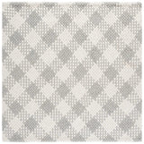 Safavieh Natural Fiber Couture 6'-0" x 6'-0" Rug in Silver / Ivory