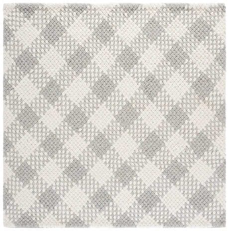 Safavieh Natural Fiber Couture 6'-0" x 6'-0" Rug in Silver / Ivory