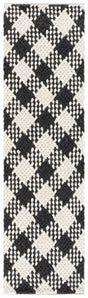 Safavieh Natural Fiber Couture 2'-3" x 8'-0" Rug in Ivory / Black