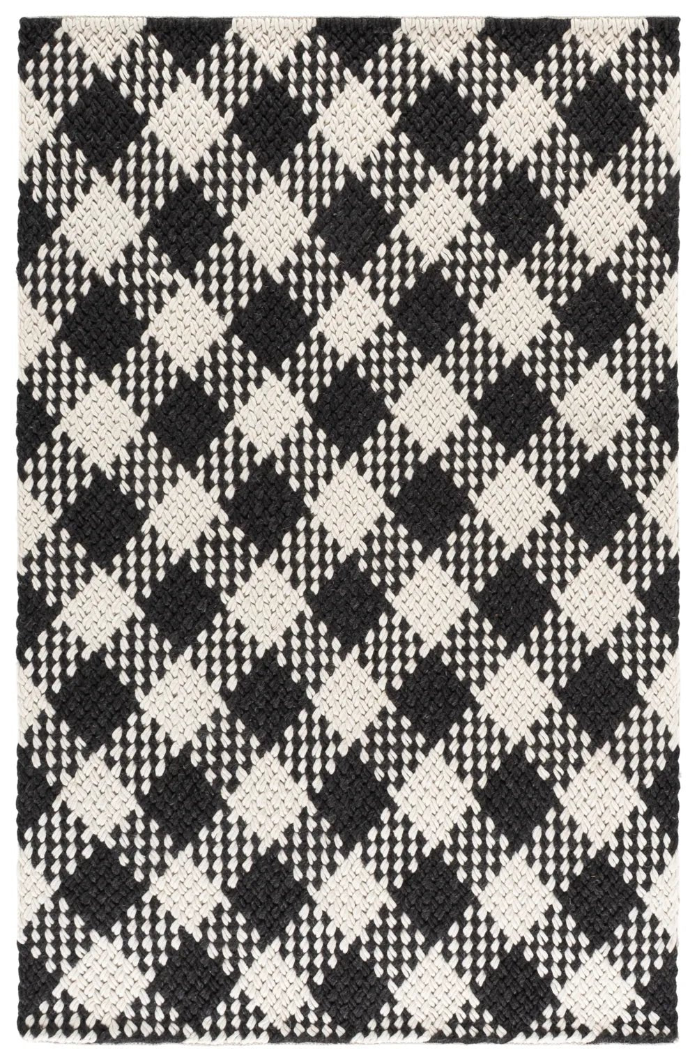 Safavieh Natural Fiber Couture 5'-0" x 8'-0" Rug in Ivory / Black