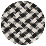 Safavieh Natural Fiber Couture 6'-0" x 6'-0" Rug in Ivory / Black