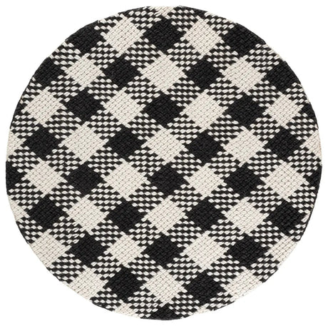 Safavieh Natural Fiber Couture 6'-0" x 6'-0" Rug in Ivory / Black