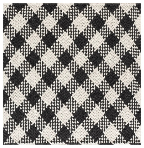 Safavieh Natural Fiber Couture 6'-0" x 6'-0" Rug in Ivory / Black