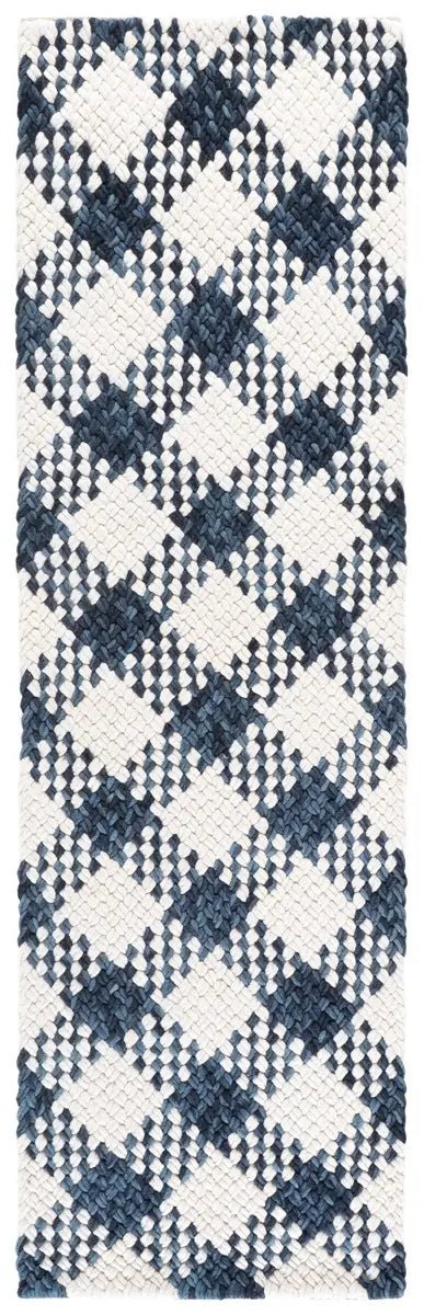 Safavieh Natural Fiber Couture 2'-3" x 8'-0" Rug in Navy / Ivory