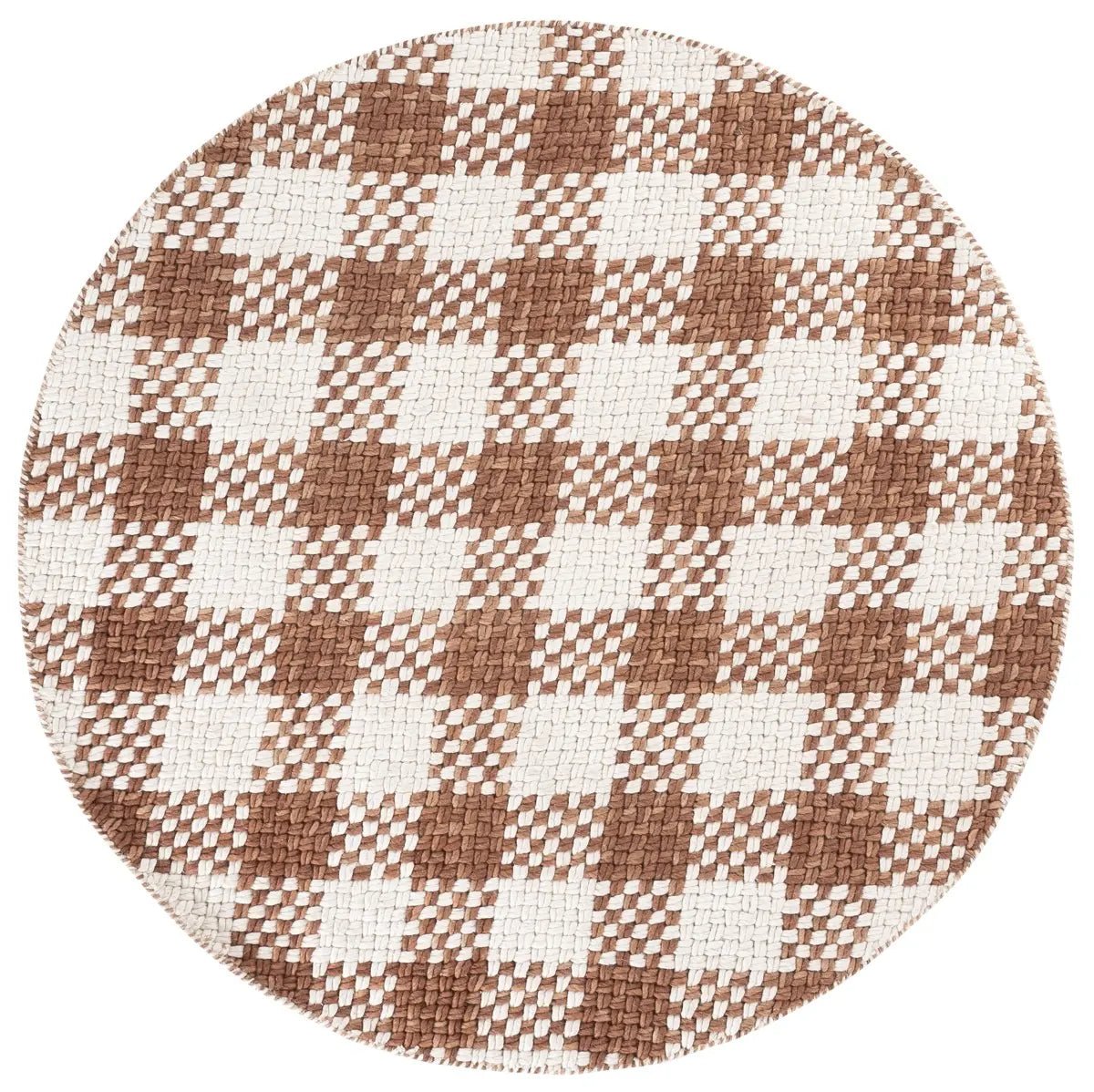 Safavieh Natural Fiber Couture 6'-0" x 6'-0" Rug in Rust / Ivory