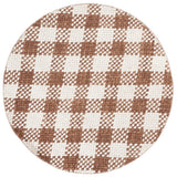 Safavieh Natural Fiber Couture 6'-0" x 6'-0" Rug in Rust / Ivory