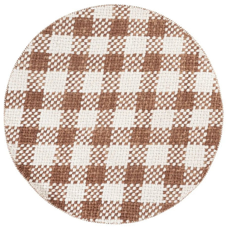 Safavieh Natural Fiber Couture 6'-0" x 6'-0" Rug in Rust / Ivory