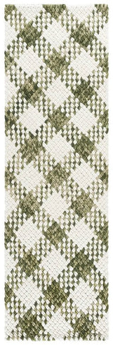 Safavieh Natural Fiber Couture 2'-3" x 8'-0" Rug in Green / Ivory
