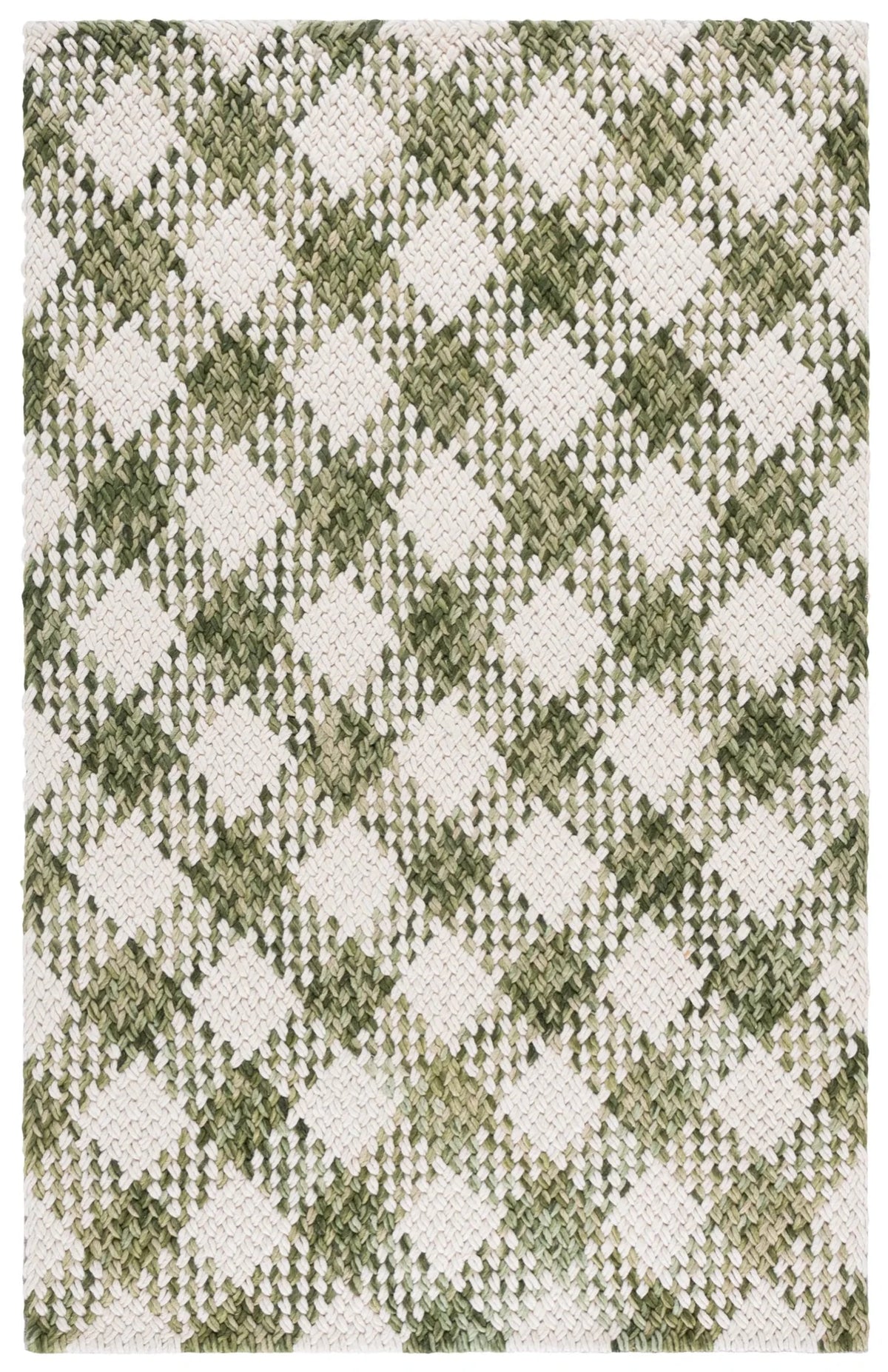 Safavieh Natural Fiber Couture 4'-0" x 6'-0" Rug in Green / Ivory