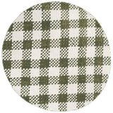 Safavieh Natural Fiber Couture 6'-0" x 6'-0" Rug in Green / Ivory