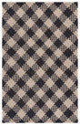 Safavieh Natural Fiber Couture 4'-0" x 6'-0" Rug in Black / Beige