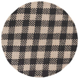 Safavieh Natural Fiber Couture 6'-0" x 6'-0" Rug in Black / Beige