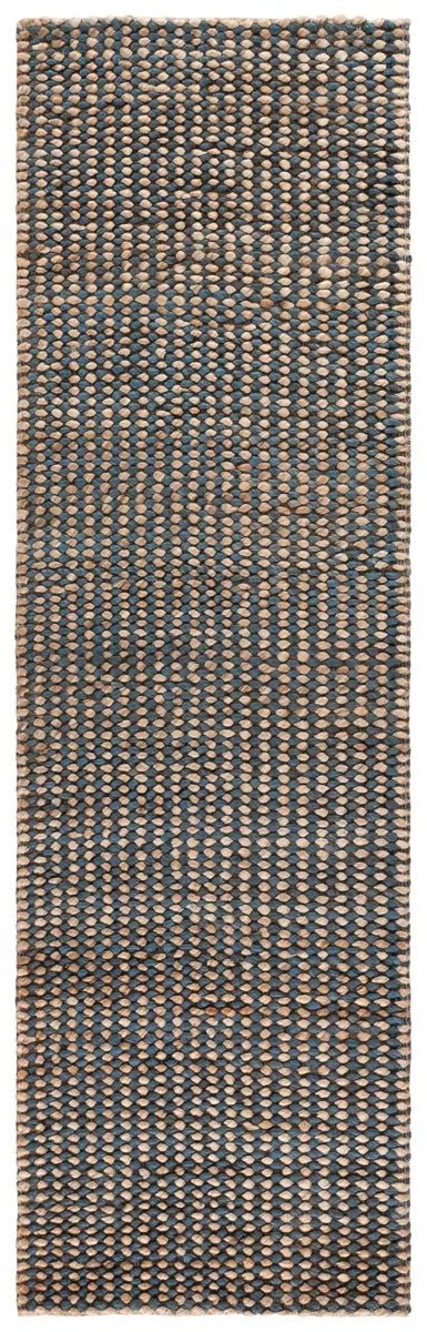 Safavieh Natural Fiber Couture 2'-3" x 8'-0" Rug in Natural / Blue