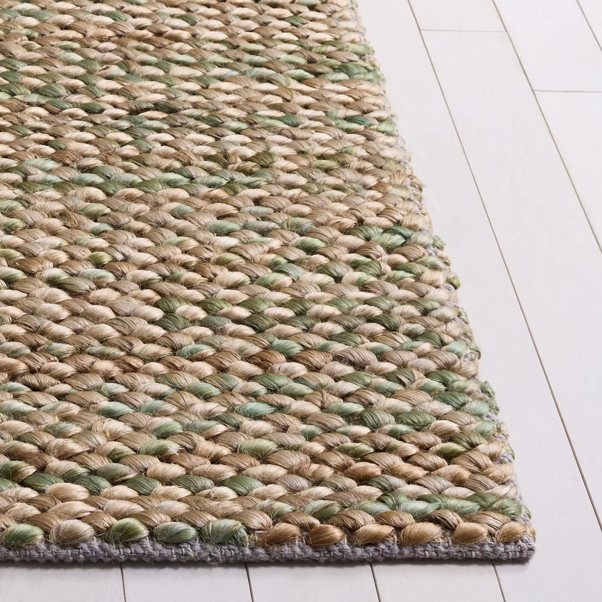 Safavieh Natural Fiber Couture 2'-3" x 8'-0" Rug in Natural / Green