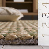 Safavieh Natural Fiber Couture 2'-3" x 8'-0" Rug in Natural / Green