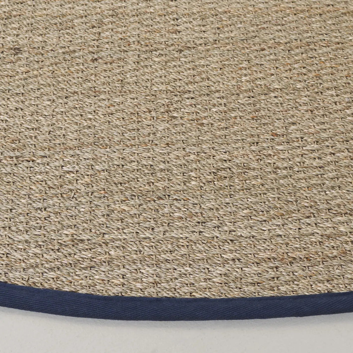 Safavieh Natural Fiber 6'-0" x 6'-0" Rug in Natural / Navy Blue