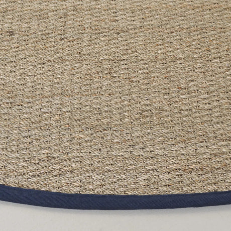 Safavieh Natural Fiber 6'-0" x 6'-0" Rug in Natural / Navy Blue