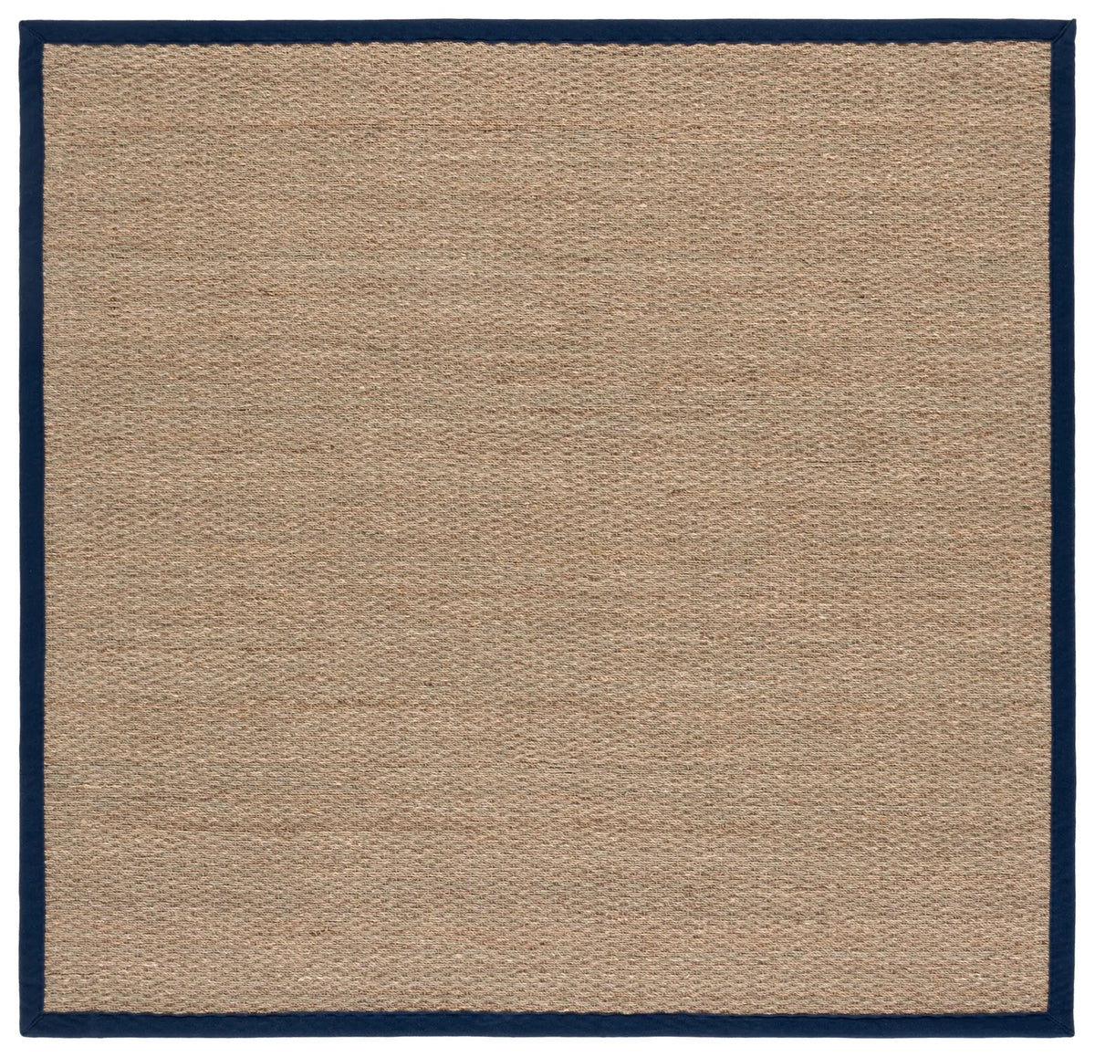 Safavieh Natural Fiber 6'-0" x 6'-0" Rug in Natural / Navy Blue